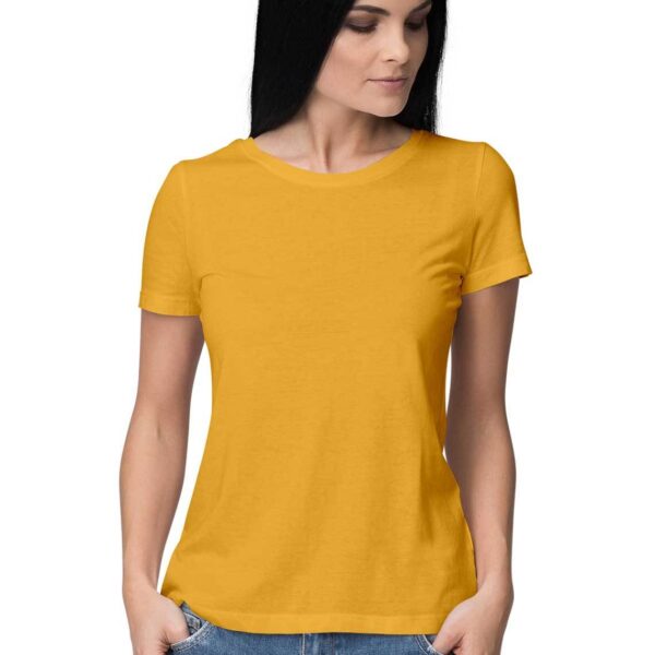 Women's Plain Solid T-Shirt